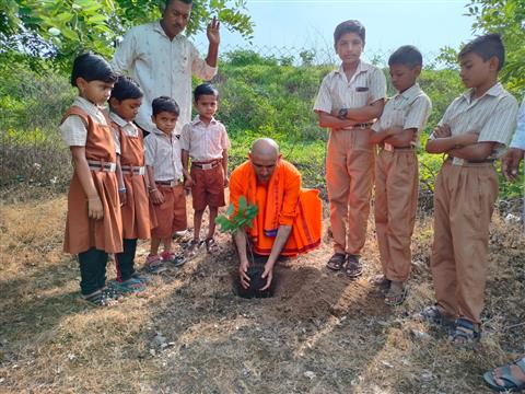 Spiritual visit & school gathering