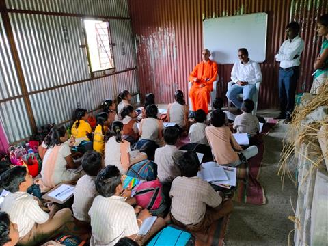 Spiritual visit & school gathering