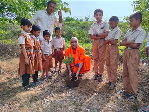 Spiritual visit & school gathering