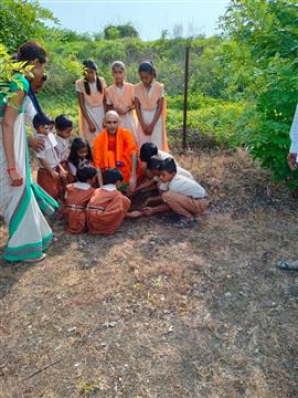 Spiritual visit & school gathering