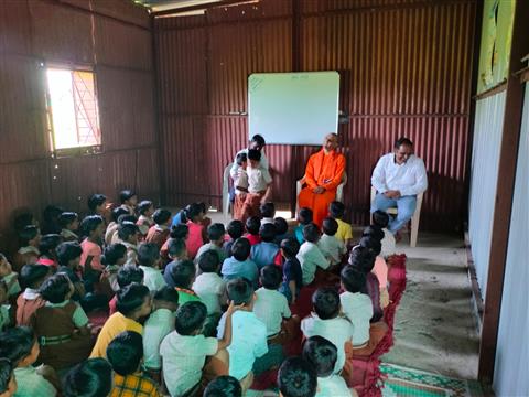 Spiritual visit & school gathering