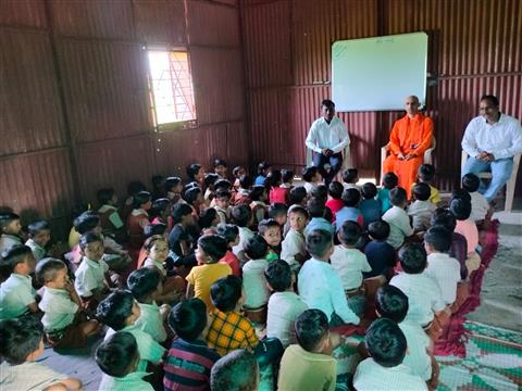 Spiritual visit & school gathering