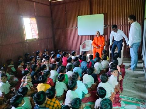 Spiritual visit & school gathering