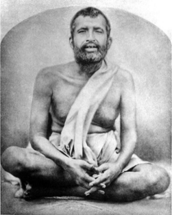 Sri Ramakrishna Paramahamsa seated